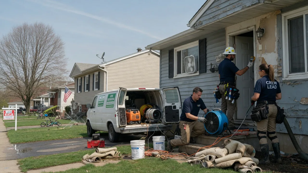 Flood Cleanup in Peosta, IA near me